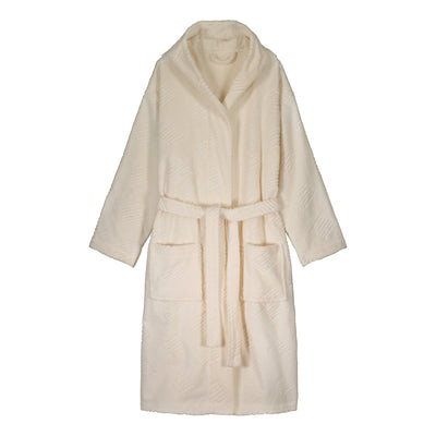 BRICK JACQUARD BATHROBE 