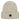 CHUNKY KNIT BEANIE Light Grey Melange Billebeino