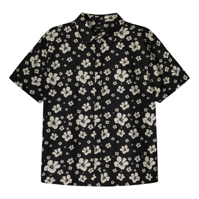 FLOWER LINEN BLEND SHIRT 