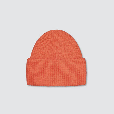 MOHAIR BEANIE-Apricot Orange