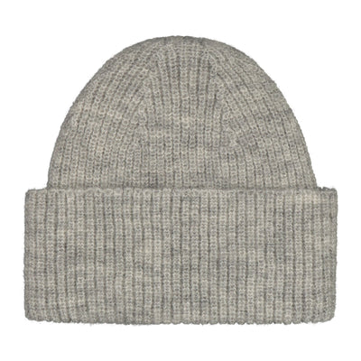 MOHAIR BEANIE Light Grey Melange Billebeino