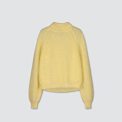 MOHAIR ROLL NECK SWEATER