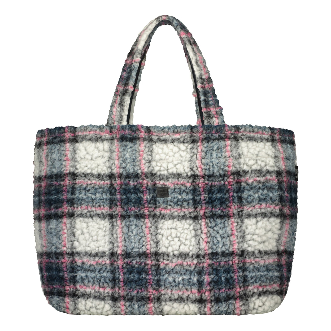 PLAID TOTE BAG Eggnog Plaid Billebeino