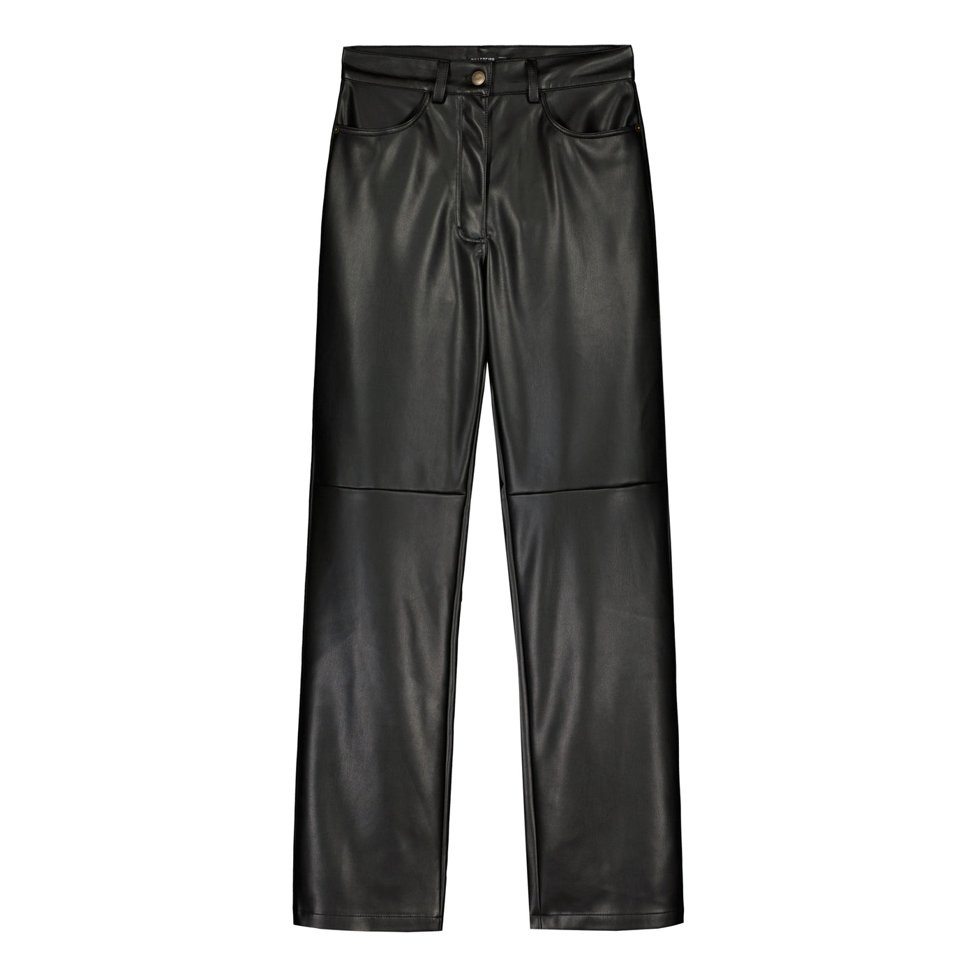 FAUX LEATHER PANTS-Billebeino
