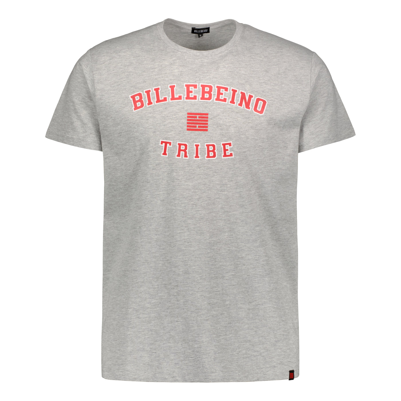 Tribe T-shirt Light Melange Grey Billebeino